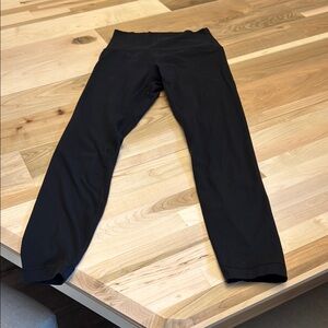 Lululemon Athletica Black Leggings Stretchy Athletic Wear